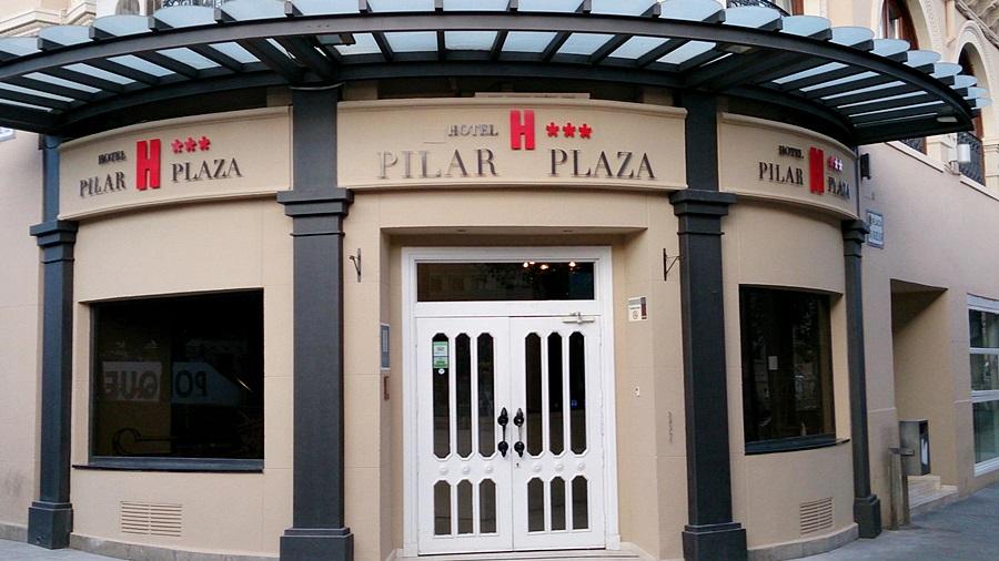 Hotel Pilar Plaza Zaragoza Exterior foto